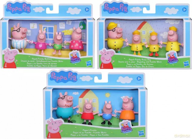 Świnka Peppa. Zestaw figurek rodzina Peppy [FIGURKA]