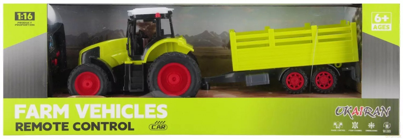 Traktor R/c Ff Lad Akc 45x18x13 Mc Wb 12/24