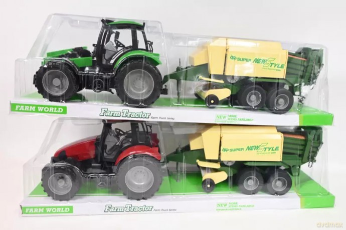 Traktor z maszyną pod kloszem 675973 59731