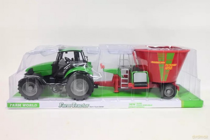 Traktor z maszyną pod kloszem 675974 59748
