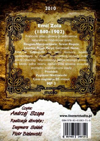 Feta w Coqueville. Książka audio CD MP3 - Emil Zola [KSIĄŻKA]