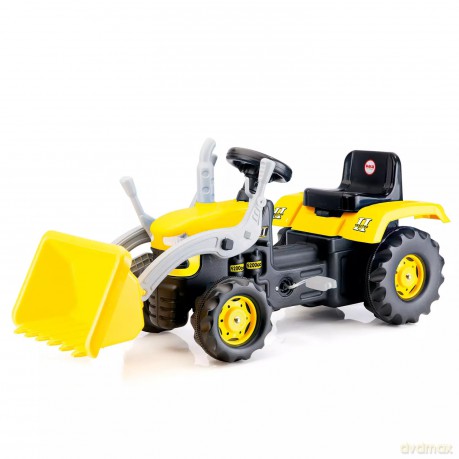 WADER DOLU Traktor koparka na pedały w kartonie