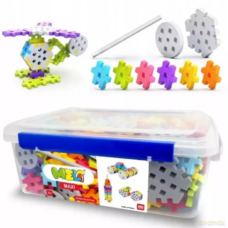 wafle Meli Maxi Constructor Edu 400 elementów [KLOCKI]