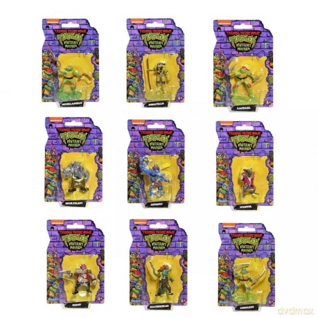 WOJOWNICZE ŻÓŁWIE NINJA Movie Mini Figure Blister, figurka, mix wzorów [FIGURKA]