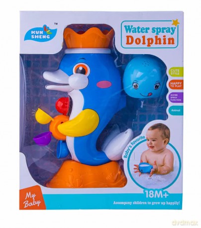 Zabawka do kąpieli Delfin z kołowrotkiem 1004485