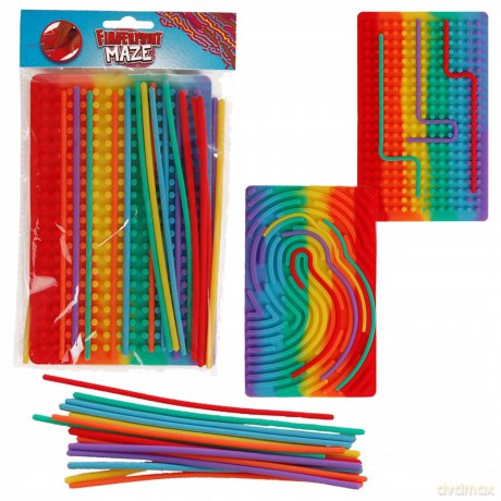 Zabawka Fingerprint Maze Prostokąt 18-Nitek 20,5cm Hipo 621906