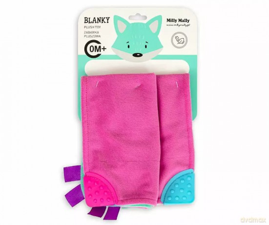 Zawieszka pluszowa Kocyk Blanky pink różowy 14325 Milly Mally