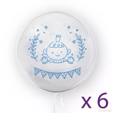 Zestaw 6 sztuk - "Chłopiec baby shower"