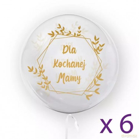 Zestaw 6 sztuk - "Dla kochanej mamy"