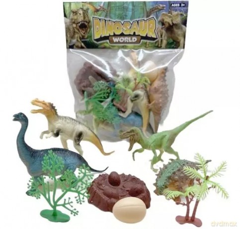 Zestaw dinozaurów z jajem [FIGURKA]