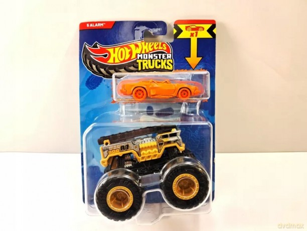 Zestaw Hot Wheels Monster Trucks 5 Alarm 2 Autka *Ideał*
