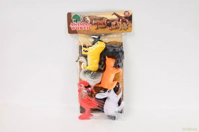 Zwierzęta dom/farma 6szt 9-12cm H13807 49619