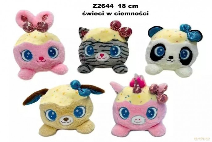 Zwierzęta świeci w ciemności 18cm MIX