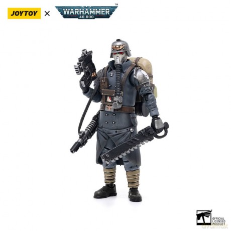 Astra Militarum Death Korps of Krieg Veteran Squad Sergeant Warhammer 40k 1/18 Figurka 10 cm