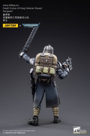 Astra Militarum Death Korps of Krieg Veteran Squad Sergeant Warhammer 40k 1/18 Figurka 10 cm