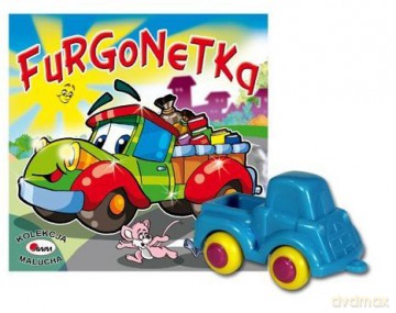 Furgonetka. Kolekcja malucha - Agnieszka Frączek [KSIĄŻKA]+[ZABAWKA]