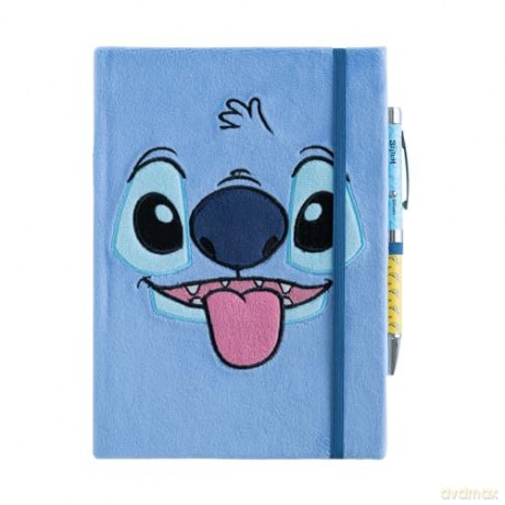 Disney Stitch Plush Notes A5 z długopisem / Disney Stitch A5 premium notebook + projector pen