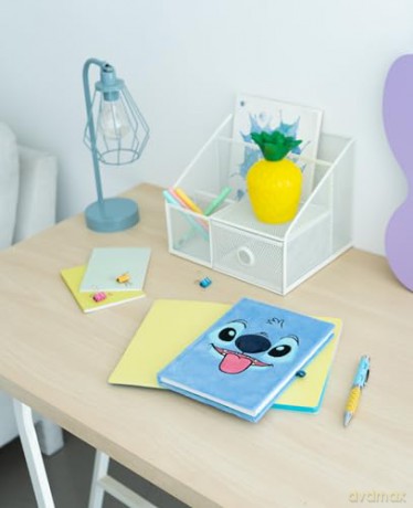 Disney Stitch Plush Notes A5 z długopisem / Disney Stitch A5 premium notebook + projector pen