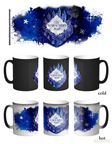 Harry Potter kubek termoaktywny - Mapa Huncwotów / Harry Potter heat change mug - Marauders map