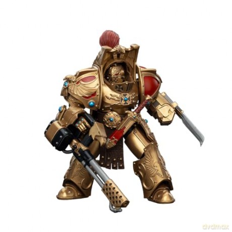 Legio Custodes Aquilon Terminator Squad Aquilon with Infernus Firepike Warhammer The Horus Heresy 1/18 Figurka 14 cm