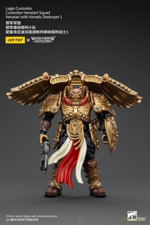 Legio Custodes Custodian Venatari Squad Venatari with Kenetic Destroyer 1 Warhammer The Horus Heresy 1/18 Figurka 13 cm