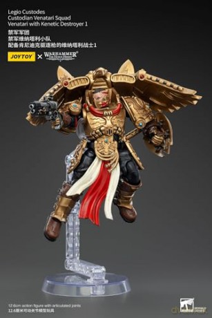 Legio Custodes Custodian Venatari Squad Venatari with Kenetic Destroyer 1 Warhammer The Horus Heresy 1/18 Figurka 13 cm