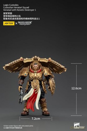 Legio Custodes Custodian Venatari Squad Venatari with Kenetic Destroyer 1 Warhammer The Horus Heresy 1/18 Figurka 13 cm