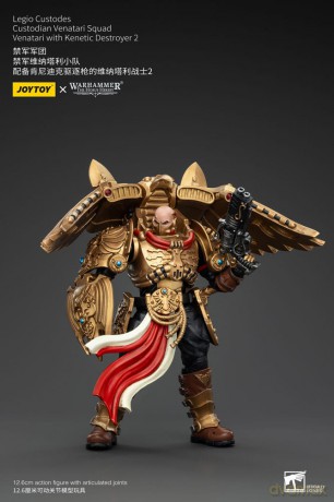 Legio Custodes Custodian Venatari Squad Venatari with Kenetic Destroyer 2 Warhammer The Horus Heresy 1/18 Figurka