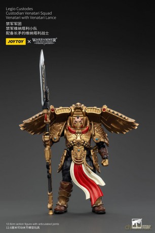 Legio Custodes Custodian Venatari Squad Venatari with Venatari Lance Warhammer The Horus Heresy 1/18 Figurka 13 cm