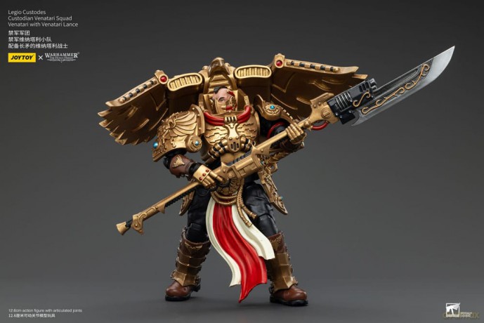 Legio Custodes Custodian Venatari Squad Venatari with Venatari Lance Warhammer The Horus Heresy 1/18 Figurka 13 cm