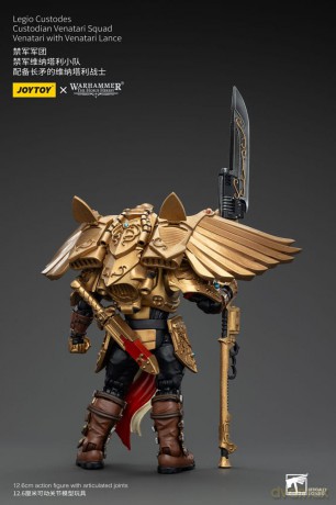Legio Custodes Custodian Venatari Squad Venatari with Venatari Lance Warhammer The Horus Heresy 1/18 Figurka 13 cm