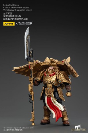 Legio Custodes Custodian Venatari Squad Venatari with Venatari Lance Warhammer The Horus Heresy 1/18 Figurka 13 cm