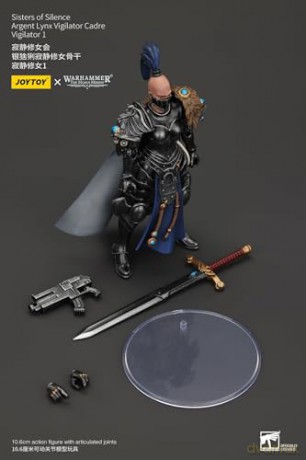 Sisters of Silence Argent Lynx Vigilator Cadre Vigilator 1 Warhammer The Horus Heresy Figurka 19 cm