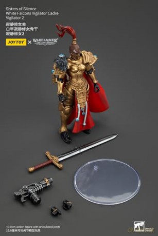 Sisters of Silence White Falcons Vigilator Cadre Vigilator 2 Warhammer The Horus Heresy Figurka 19 cm