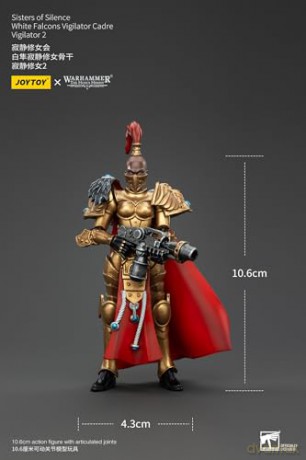 Sisters of Silence White Falcons Vigilator Cadre Vigilator 2 Warhammer The Horus Heresy Figurka 19 cm