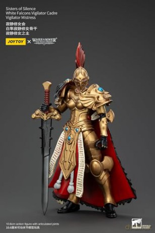 Sisters of Silence White Falcons Vigilator Cadre Vigilator Mistress Warhammer The Horus Heresy Figurka 19 cm
