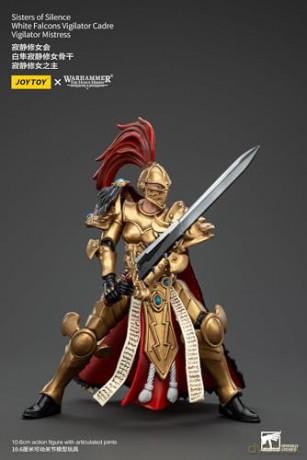 Sisters of Silence White Falcons Vigilator Cadre Vigilator Mistress Warhammer The Horus Heresy Figurka 19 cm