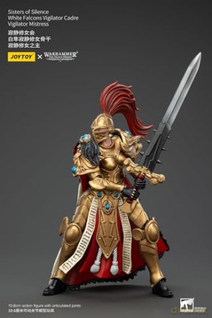 Sisters of Silence White Falcons Vigilator Cadre Vigilator Mistress Warhammer The Horus Heresy Figurka 19 cm