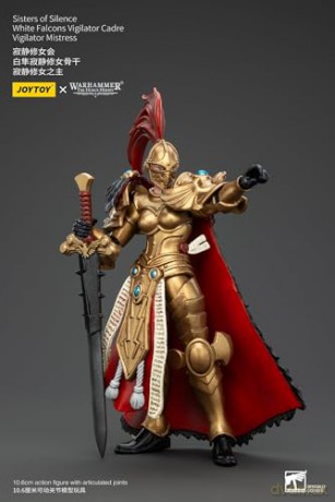 Sisters of Silence White Falcons Vigilator Cadre Vigilator Mistress Warhammer The Horus Heresy Figurka 19 cm