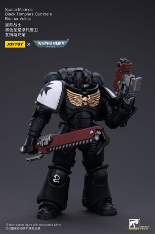 Space Marines Black Templars Outriders Brother Valtus Warhammer 40k 1/18 Figurka 12 cm