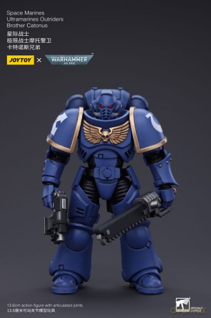 Space Marines Ultramarines Outriders Brother Catonus Warhammer 40k 1/18 Figurka 12 cm