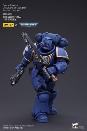 Space Marines Ultramarines Outriders Brother Catonus Warhammer 40k 1/18 Figurka 12 cm