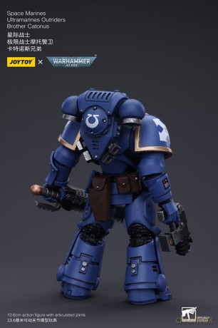 Space Marines Ultramarines Outriders Brother Catonus Warhammer 40k 1/18 Figurka 12 cm