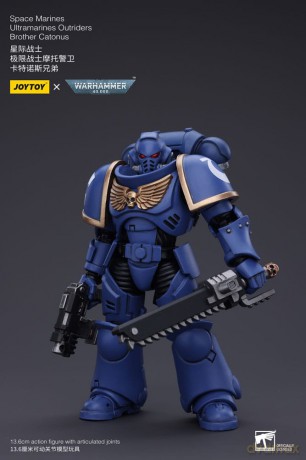 Space Marines Ultramarines Outriders Brother Catonus Warhammer 40k 1/18 Figurka 12 cm