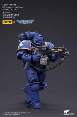 Space Marines Ultramarines Outriders Brother Catonus Warhammer 40k 1/18 Figurka 12 cm