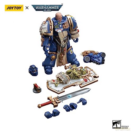 Ultramarines Primaris Captain with Relic Shield and Power Sword Warhammer 40k 1/18 Figurka 12 cm
