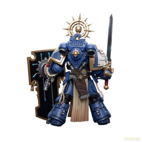 Ultramarines Primaris Captain with Relic Shield and Power Sword Warhammer 40k 1/18 Figurka 12 cm