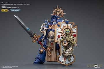 Ultramarines Primaris Captain with Relic Shield and Power Sword Warhammer 40k 1/18 Figurka 12 cm