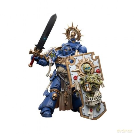 Ultramarines Primaris Captain with Relic Shield and Power Sword Warhammer 40k 1/18 Figurka 12 cm