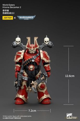 World Eaters Khorne Berzerker 2 Warhammer 40k 1/18 Figurka 13 cm